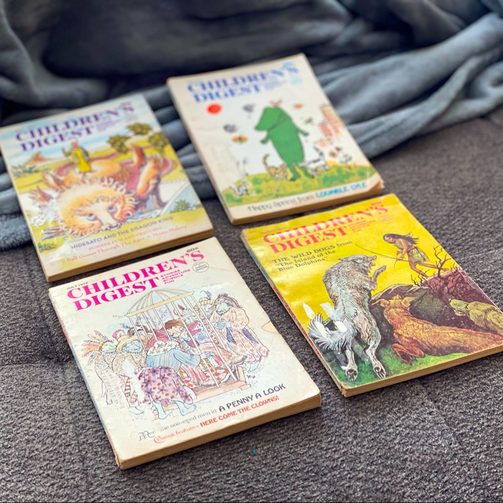 Vintage 1970’s Children’s Digest Magazines, Lot of 4